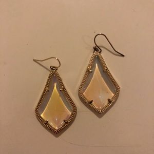 Kendra Scott translucent dangle earrings